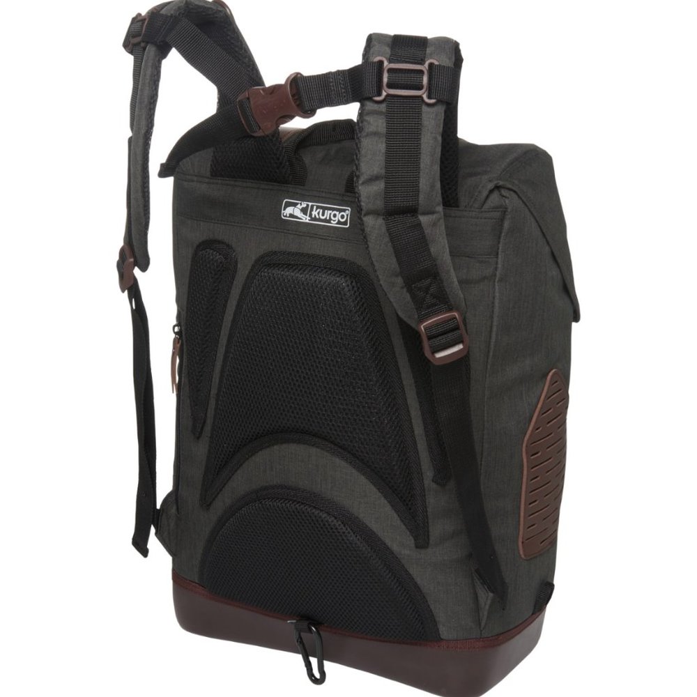 Kurgo K9 Rucksack Heather Black Waterproof Up to 25 Lb Dog Carrier Backpack - Picture 3 of 5